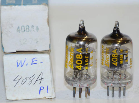(!!) (1 Pair) 408A Western Electric NOS 1971-1974 (70/60 and 71/60)