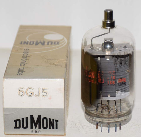 6GJ5 SYLVANIA BRANDED DUMONT NOS (60ma)