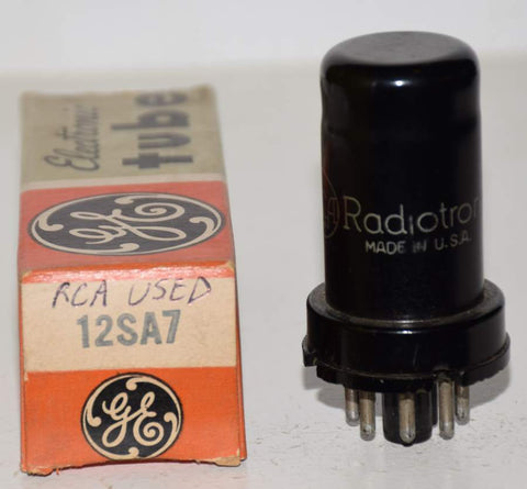 12SA7 RCA used/good 1945 era (3.1ma Gm=900)