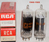 (!!!) (Best Pair) 6FQ7 RCA clear top NOS 