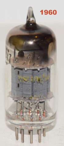 (!!!!) (Best Value Single) 12AX7 Westinghouse gray pinched plates 