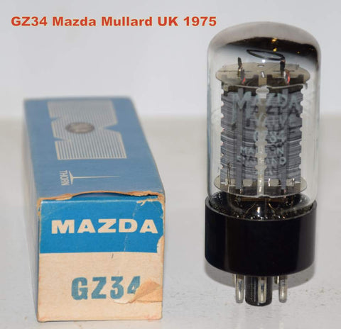 (!!!!) (Recommended Single) GZ34 Mazda Mullard UK NOS 1975 (59/40 and 60/40)