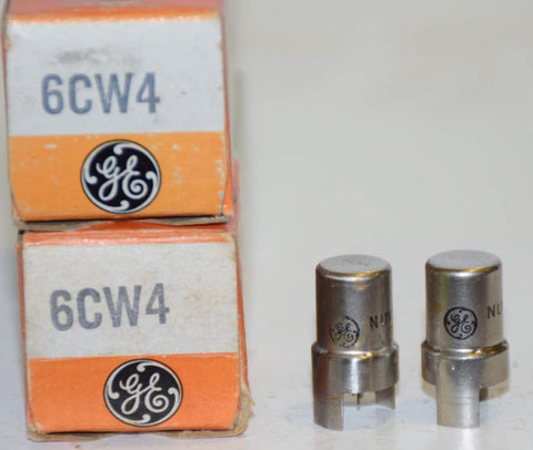 (!!) (PAIR) 6CW4 GE NOS 1980-1981 (88/60 and 91/60)