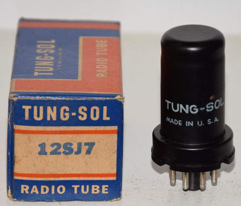 12SJ7 Tungsol metal can NOS 1949 (3.8ma)