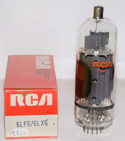 6LF6 RCA JAPAN branded Gt. Britain Big Bottle Euro style construction NOS 1973 (92ma)