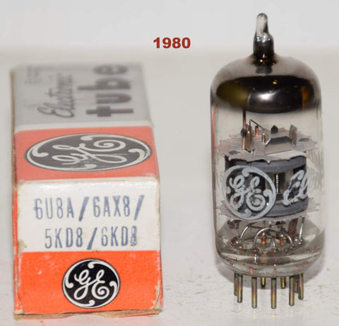 (!!!!) (Best GE Single #1) 6U8A GE NOS 1980 (18.4/10.6ma)