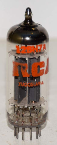 (!!!!) (Best Value Single) 12BH7A RCA EI Yugo smooth plates NOS 1970's (11.5/13.2ma)