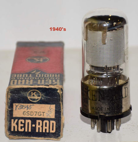 6SD7GT Ken Rad NOS 1940's (11ma)