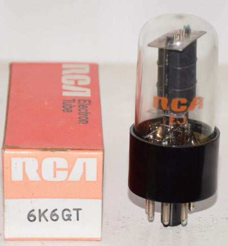 (!!) 6K6GT RCA black plate NOS 1973 (39.5ma)