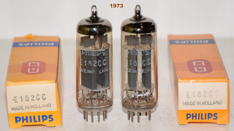 (!!!!!) (Best Pair #2) E182CC=7119 Philips SQ Holland NOS large 