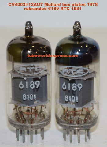 EL84 6BQ5 RFT matched pair Vacuum Tube, lampe, Röhre, Valve. NOS NIB EL84 6BQ5 RFT matched pair Vacuum Tube, lampe, Röhre, Valve. NOS NIB