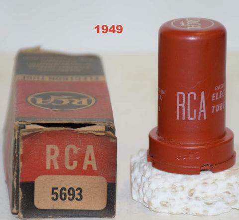 (!!) 5693 RCA red can NOS 1949 (2.9ma)