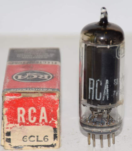 6CL6 RCA black plate NOS 1953 (35.5ma)