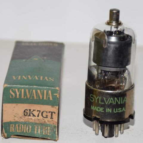 6K7GT Sylvania NOS 1952 (11.3ma)