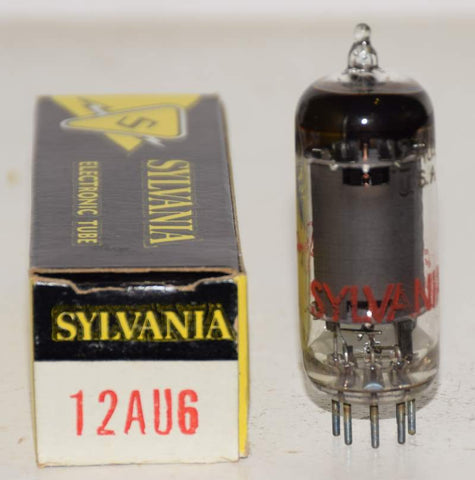 12AU6 Sylvania NOS 1960's (8.6ma)