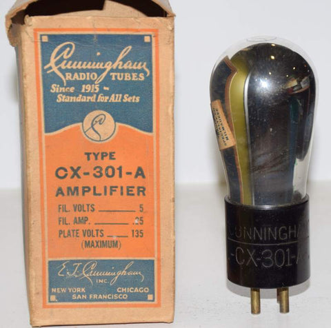 (!!!) CX-301-A Cunningham NOS 1930 era (2.6ma Gm=800)