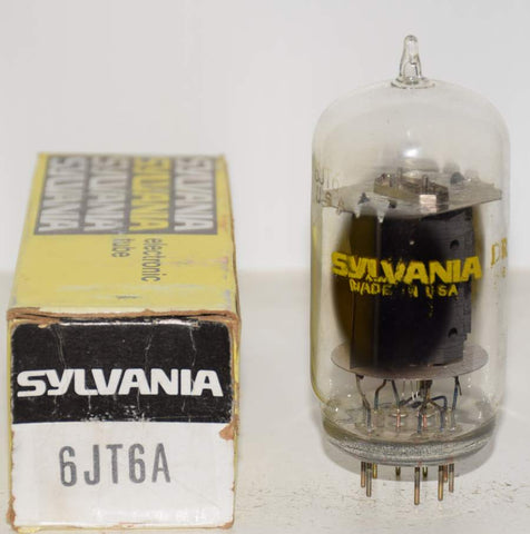 (!) (Best Single) 6JT6A Sylvania tipped top NOS 1970 era (93ma)