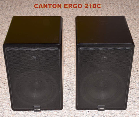 (PAIR) Canton Ergo 21 DC speakers made in Germany good condition (PAIR)