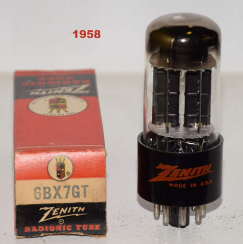 (!!!) (Best Single 1950's) 6BX7GT GE Zenith 