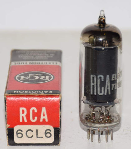 6CL6 RCA black plate NOS 1950's (34.2ma)