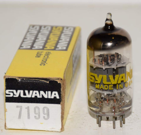 (!!) (Best Value SIngle) 7199 Sylvania NOS 1970 (15ma pentode/6.2ma triode)