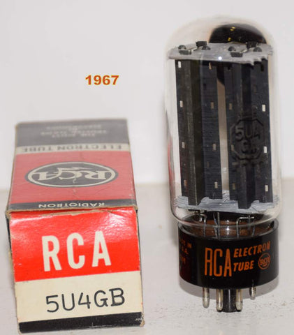 (!) (SINGLE) 5U4GB RCA used/strong 1967 (56/40 and 61/40)
