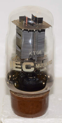 (!!!) (Best GEC Single) KT66 GEC UK branded IEC Mullard low hours/tests like new 1971 (90.6ma)