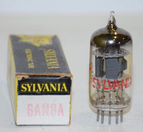 (!!) (Recommended Single) 6AN8A Sylvania NOS 1960's (16.4/11.5ma)