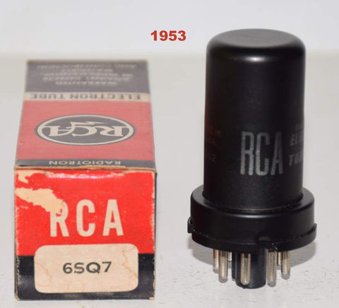 6SQ7 RCA NOS 1953 (1.0ma Gm=1400)
