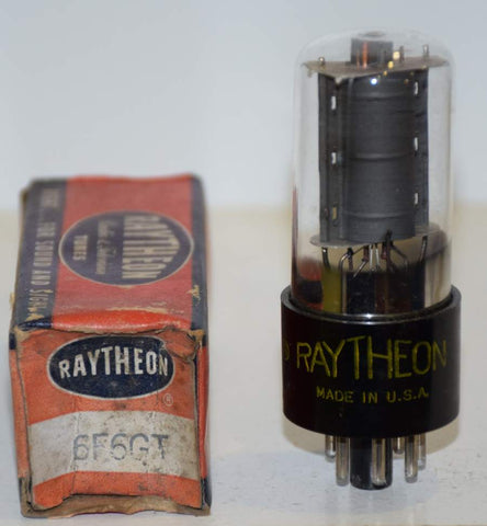 6F6GT Sylvania branded Raytheon NOS 1951 (43ma)
