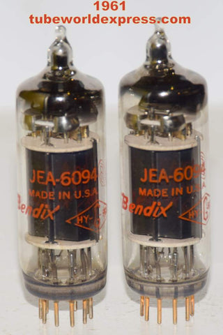 (!!!) (Recommended Pair) JEA-6094 Bendix gold pins NOS 1961 (56ma and 59ma)