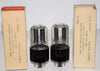 (!!!!) (Best RCA Pair) VT-229=6SL7GT RCA round black plates NOS 1942 (2.8/2.9ma and 2.5/2.6ma)