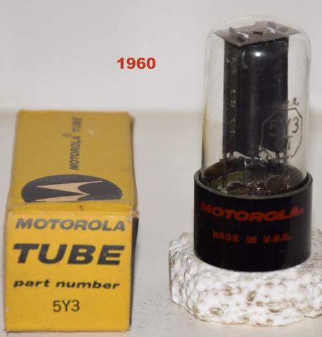 (!!!!) (Best Single) 5Y3GT RCA Motorola NOS 1960 (61/40 and 65/40)