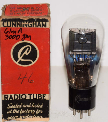 (!!) (Best Single) 46 RCA Radiotron / Cunningham Balloon NOS 1930's (61ma Gm=3000)