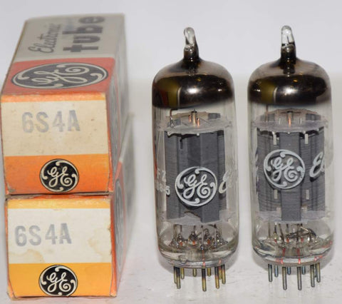(!!) (Pair) 6S4A GE NOS 1969-1970 (24.0ma and 25.5ma)