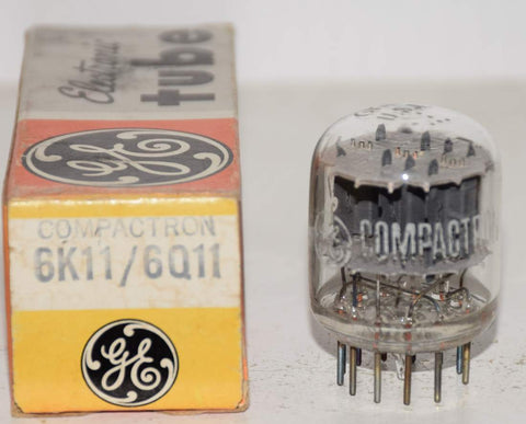 6K11=6Q11 GE NOS 1971 (86/60, 89/60, 85/60) (triple triode)