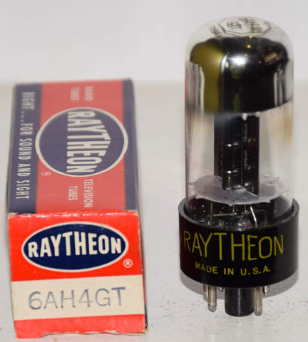 6AH4GT Sylvania branded Raytheon chrome top 1956 (21ma)