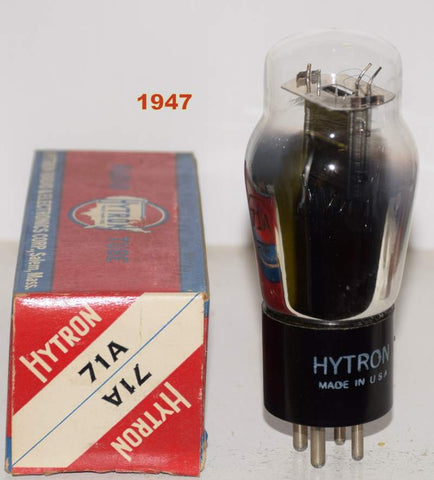 71A Sylvania branded Hytron NOS 1947 (22ma)