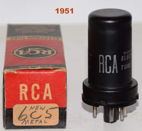 6C5 RCA NOS 1951 (7.7ma)