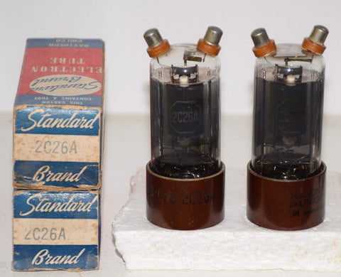 (!!) (Best Pair) 2C26A National Union NOS 1940's (71/38 and 72/38)