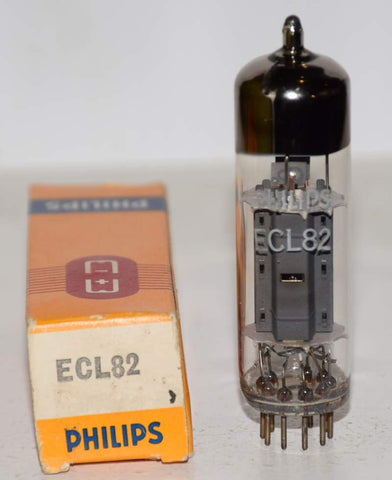 (!!) (Recommended Single) 6BM8=ECL82 Philips Mullard NOS 1973 (1.8ma/49ma)