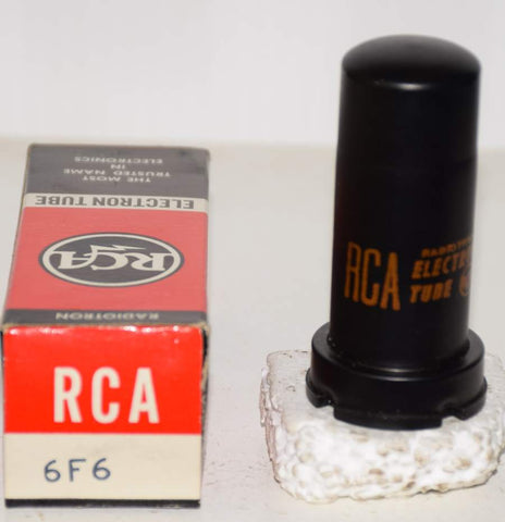 (!) (Best Single) 6F6 RCA metal can NOS 1961 (46.5ma)