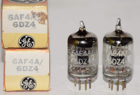 (!) (PAIR) 6DZ4 GE NOS 1960's (19ma and 19ma)