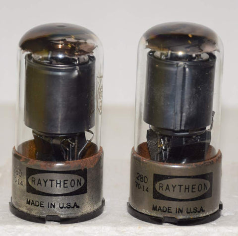 (!!!) (1 Pair) 6SH7GT Ken Rad 1950's rebranded Raytheon NOS 1970 (9ma and 9ma) 1-2% matched