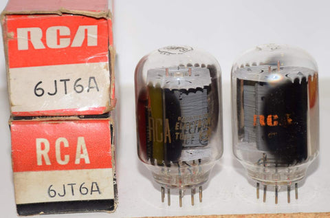 (!!!!) (Good Value Pair) 6JT6A RCA like new and NOS 1960's (58ma and 60ma)