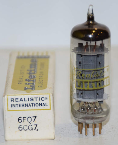6FQ7 Realistic by GE NOS gold plated pins 1970's (8/6ma)