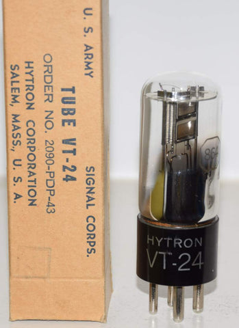 864=VT-24 Hytron USA NOS 1940's (3.4ma)