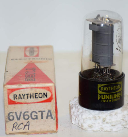 (!!!!) (Best Single) 6V6GTA RCA branded Raytheon NOS 1960's (41.8ma)