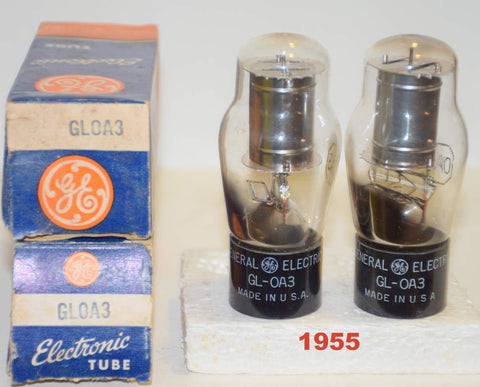 (!!!!) (Best Pair) GL-0A3 GE NOS 1955 neon (pair)