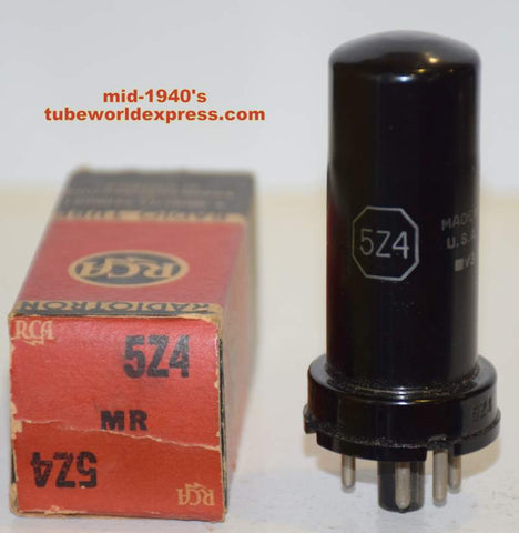5Z4 RCA NOS mid-1940's (50/40 and 51/40)